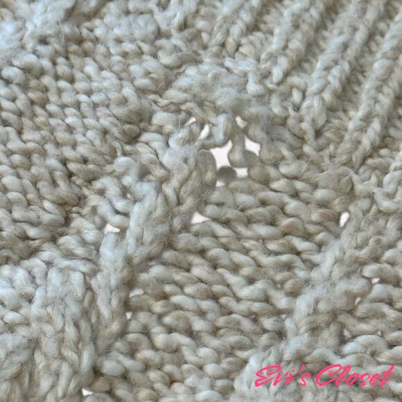 Knox Rose Sweater Mock Turtle Neck. Beige S.3X - Picture 2 of 8